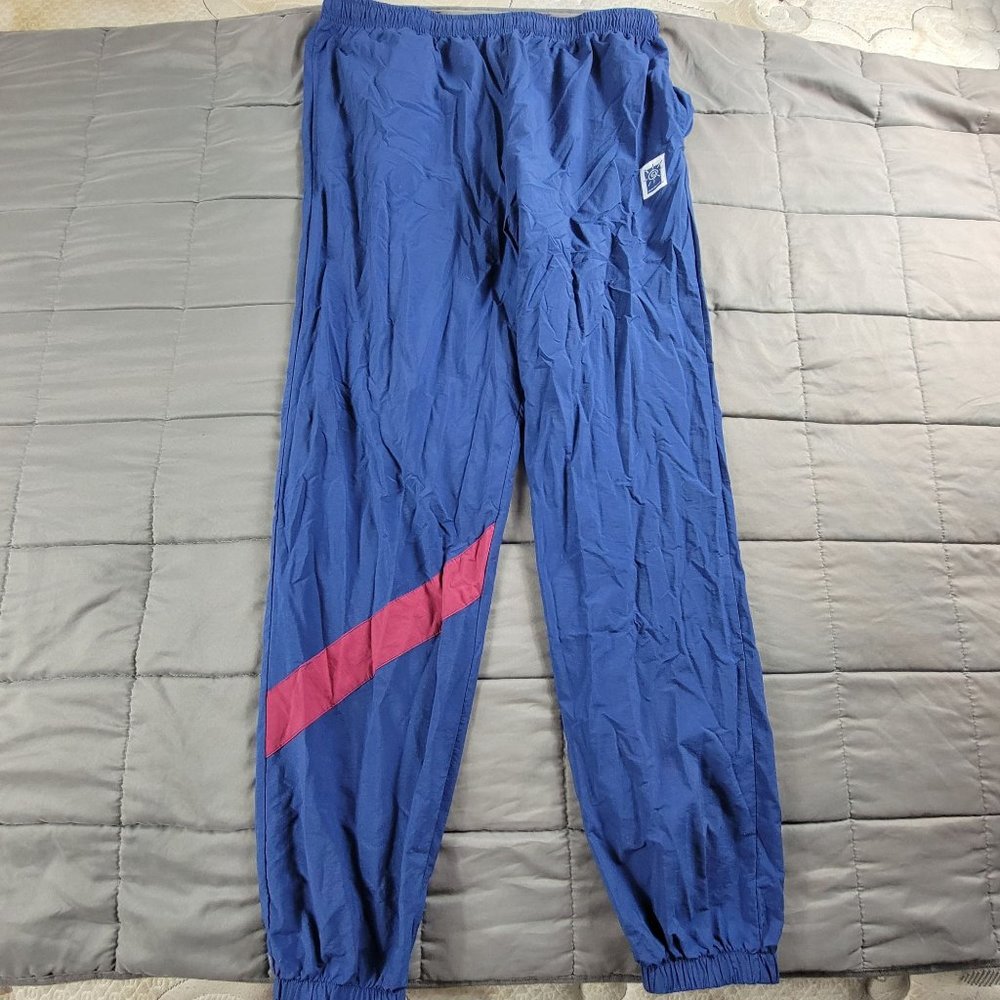 After The Stork Sunskins Pants Adults XL Blue Made In The USA Casual Work Wear